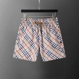 5A Men's Classic Check Swim Shorts Quick-Dry Beach Shorts