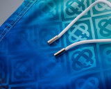 5A Men's Gradient Print Swim Shorts Beach Shorts