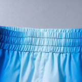 5A Men's Tri-Color Gradient Swim Shorts Beach Shorts