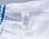 5A Men's White Geometric Print Swim Shorts Beach Shorts