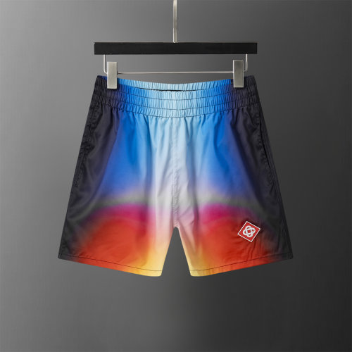 5A Men's Tri-Color Gradient Swim Shorts Beach Shorts