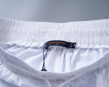 5A Men's Signature Monogram Pocket Casual Shorts