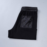 5A Men's Signature Monogram Pocket Casual Shorts