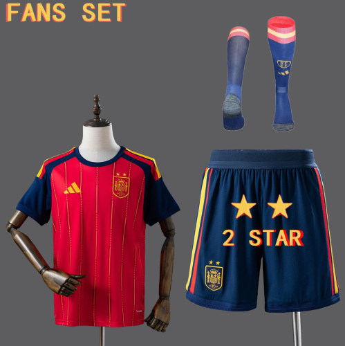 5A Men Kids 2026 FIFA World Cup Spain Winner Fans Set Jersey