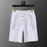 5A Men's Signature Monogram Pocket Casual Shorts