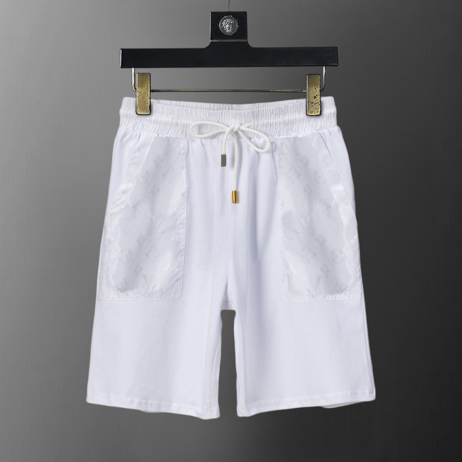 5A Men's Signature Monogram Pocket Casual Shorts