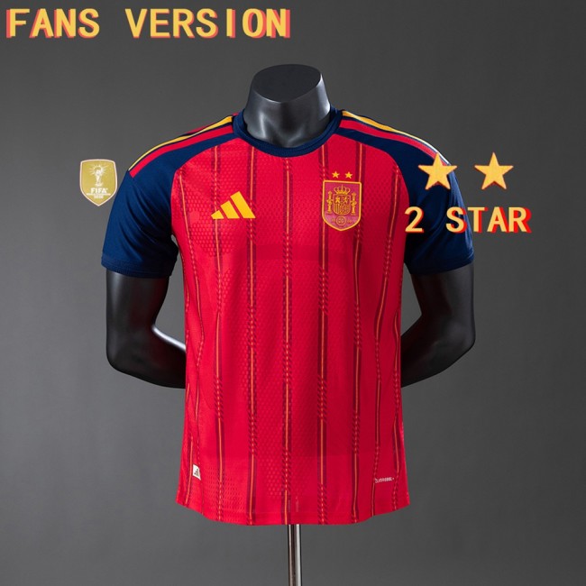 Original 2026 FIFA World Cup Spain Winner Fans Version Jersey