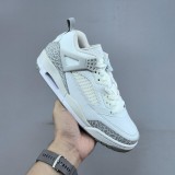 5A Spizike Low White Cement Grey Sneaker Retro Basketball Shoes HQ3602-121