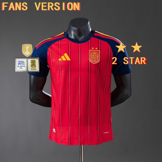 Original 2026 FIFA World Cup Spain Winner Fans Version Jersey