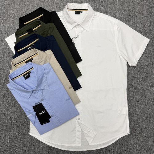 5A Men's Short-Sleeve Business Casual Shirt