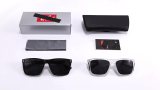 5A Unisex Square Frame Polarized Sunglasses 4612