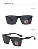 5A Unisex Square Frame Polarized Sunglasses 4612