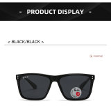 5A Unisex Square Frame Polarized Sunglasses 4612
