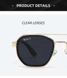 5A Aviator Polarized Sunglasses 3675