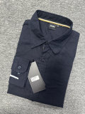 5A Men's Embroidered Logo Long-Sleeve Shirt