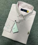 5A Multicolored Embroidery Pony Long Sleeve Casual Shirt H845