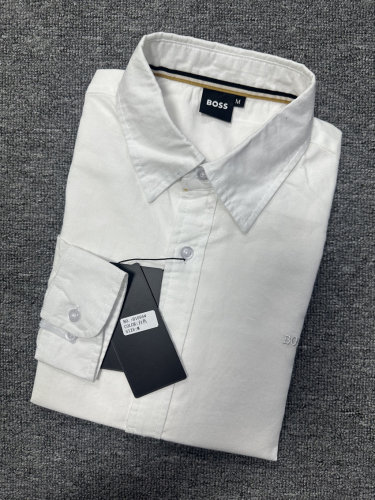 5A Men's Embroidered Logo Long-Sleeve Shirt