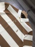 5A Men's Striped Polo Shirt