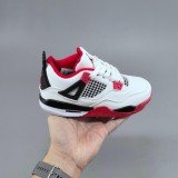 5A Kids Air Jordan 4 Retro Fire Red Children's Shoes DC7770-160