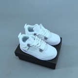 5A Kids Air Jordan 4 Retro White Cement Children's Shoes FV5029-100