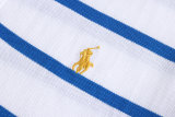 5A Men's Classic Fit Striped Short Sleeve Polo Shirt