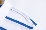 5A Men's Classic Fit Striped Short Sleeve Polo Shirt