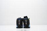 5A Kids Jordan 14 Retro Black and University Blue