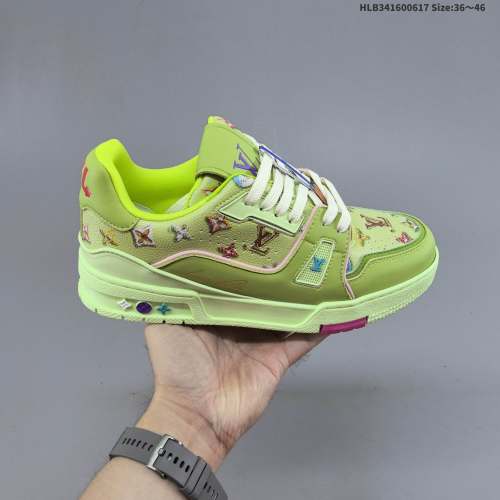 5A Monogram Trainer green