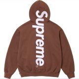 Original Satin Appliqué Hooded Sweatshirt