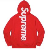 Original Satin Appliqué Hooded Sweatshirt