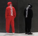 Original Satin Appliqué Hooded Sweatshirt