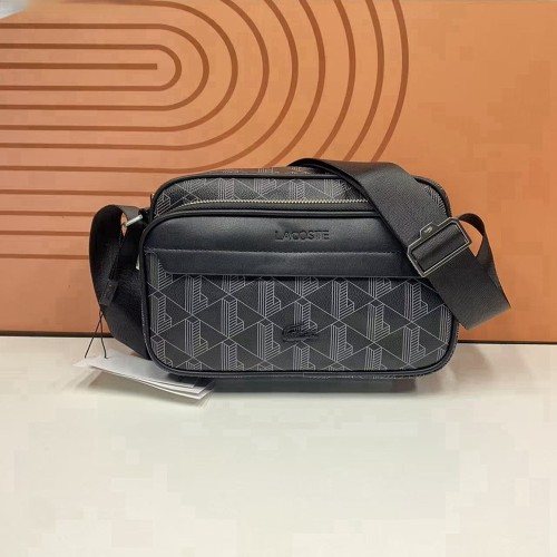 5A Monogram Leather Flap Close Satchel