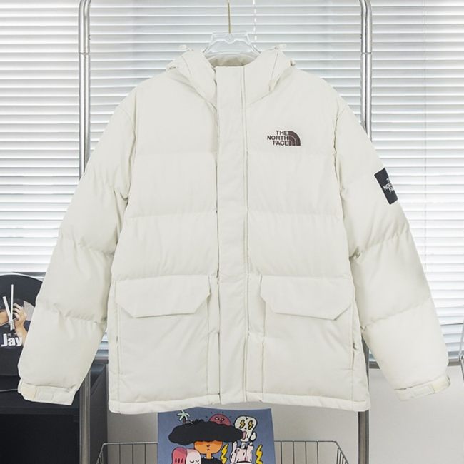 5A men's embroidered logo cotton padded jacket NJ1DL53J