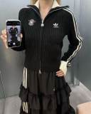5A TEAM FULLZIP slim fit knitted women's