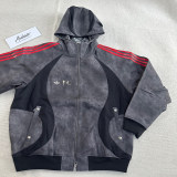 5A HUG Club TG Lthr JKT Men's Loose Fit Hooded Jacket