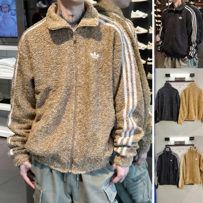 5A Men's Track TOP Embroidered Logo Coat