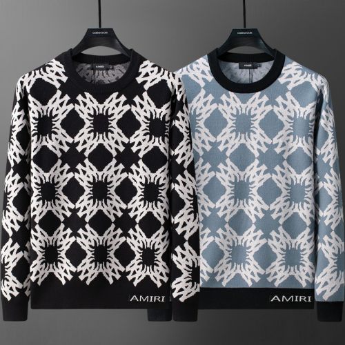 5A Men's Knitted Logo Pullover Sweater