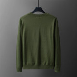 5A Men's Solid Color Minimalist Pullover Sweater