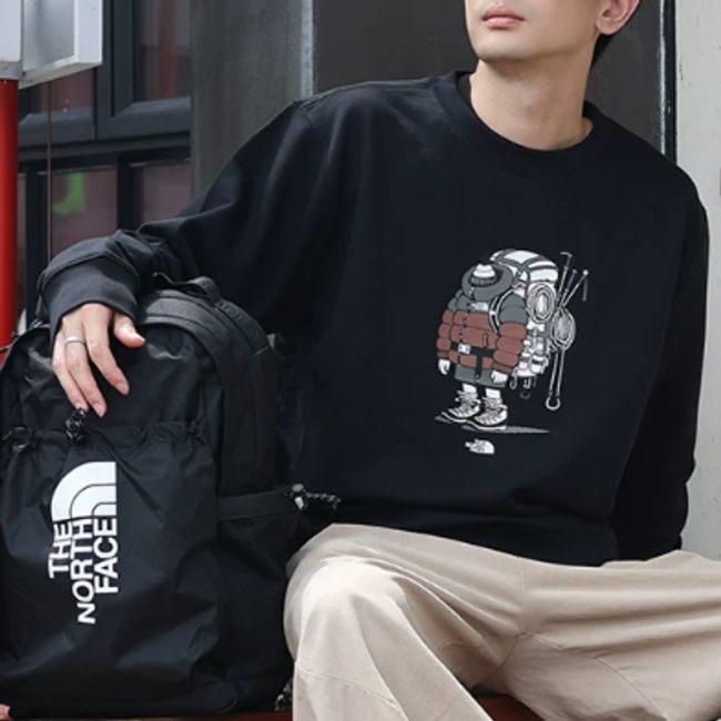 5A Men's 350 GSM Crew Neck Hoodie 65% Cotton +35% Polyester