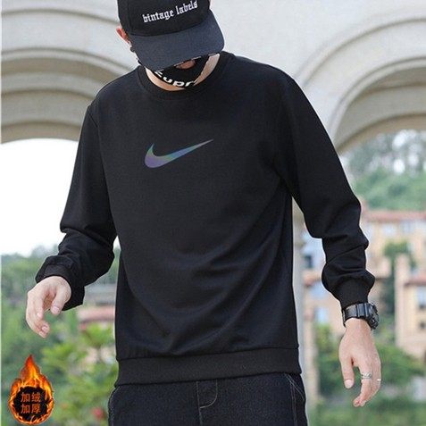 5A Men's Fleece Lined Crew Neck Hoodie