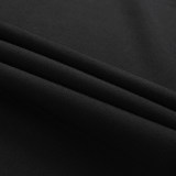 5A Winter Men's Mink Fleece 450 Gsm Tracksuit Black
