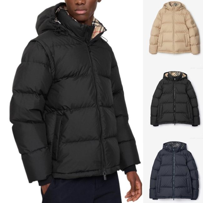 Original Winter Men's Hooded Stand Collar White Duck Down Jacket