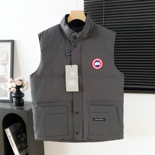 5A Men's Freestyle Down Vest Classic Disc Grey