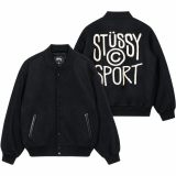 5A Sport Melton Varsity Jacket Men's Wool Fabric