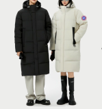 5A Winter Men's Velcro Logo 50% White Duck Down Mid-length Jacket