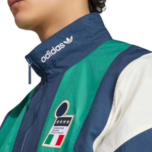 5A EQT Retro Track Jacket Top Windbreaker Color Blocked Stand Collar Taslan