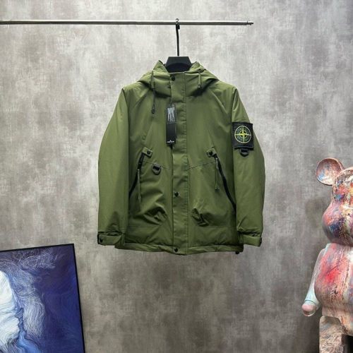 5A Winter Cotton Down Hooded Jacket