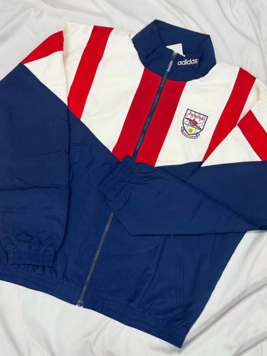 5A EQT Retro Track Jacket Top Windbreaker Color Blocked Stand Collar Taslan