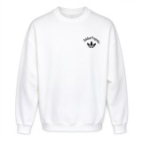 5A Winter Men's The Originals Three Stripes Poly-cotton Fleece 420 Gsm Loose Fit Fleece Lined Crew Neck Sweatshirt