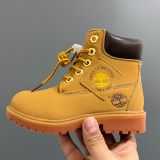 5A (kids) Monogram Embossed Boots Kids Work Boots